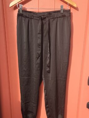 Rachel Zoe Black Drawstring Jogger Pants
